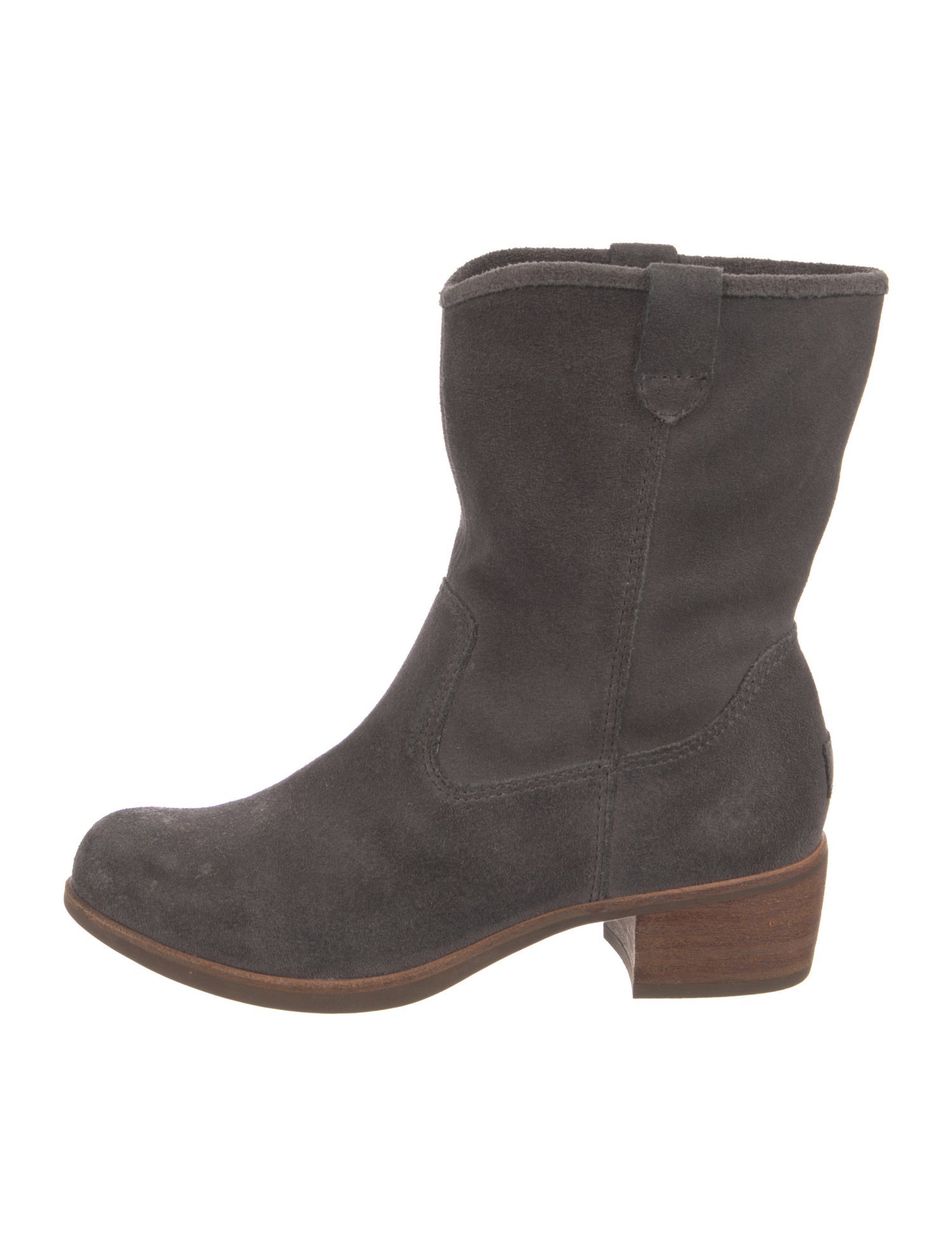 UGG Suede Colorblock Pattern Boots