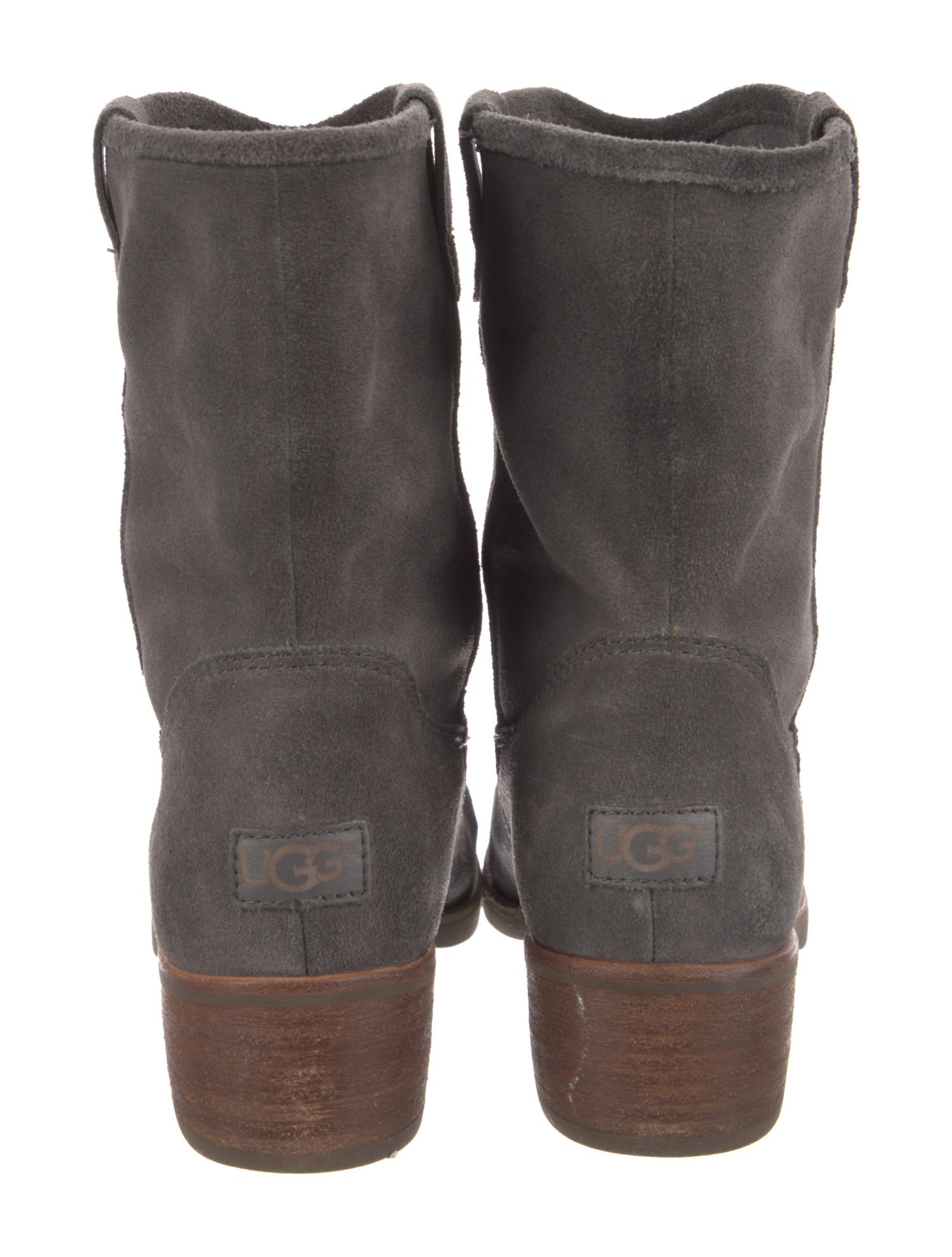 UGG Suede Colorblock Pattern Boots