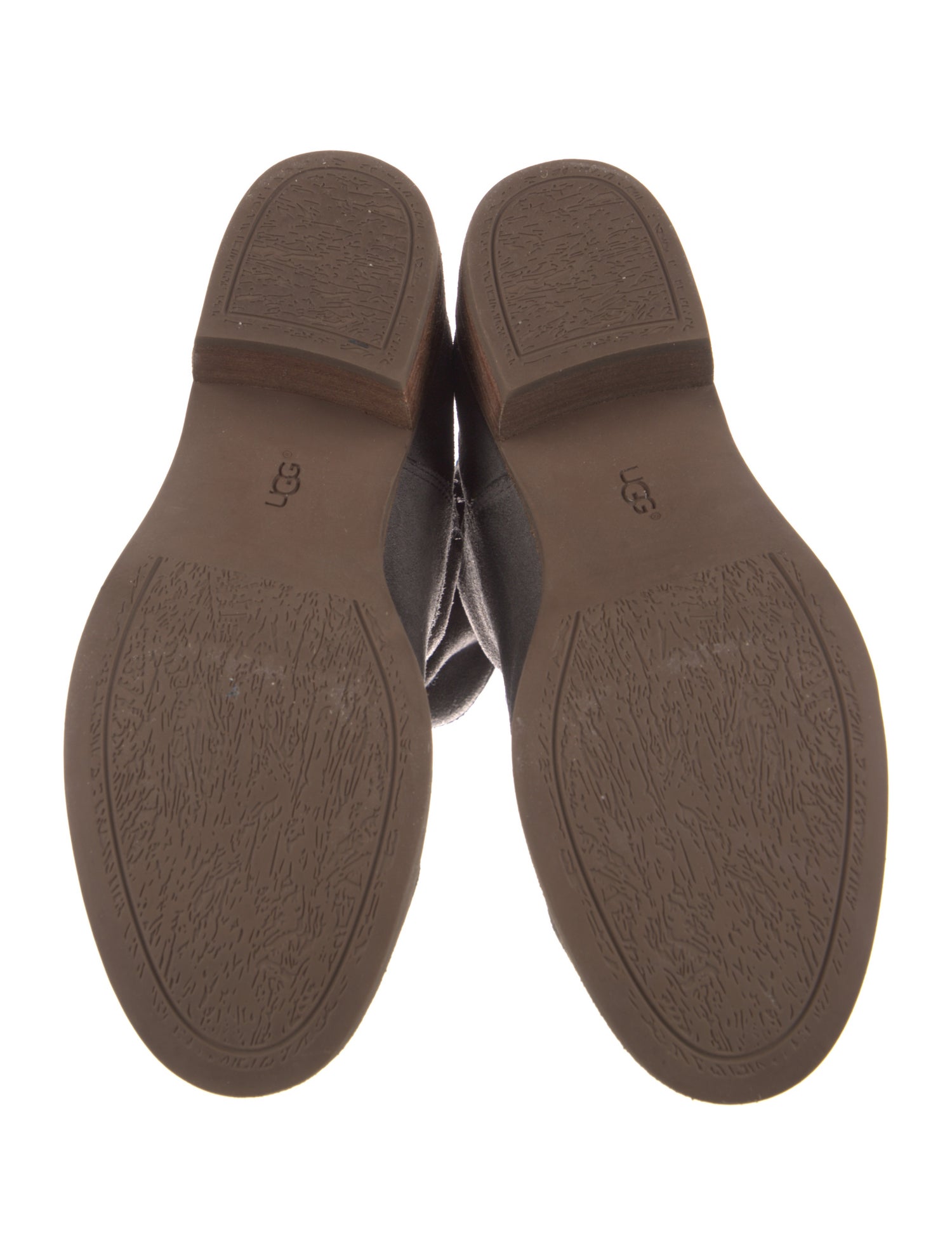 UGG Suede Colorblock Pattern Boots