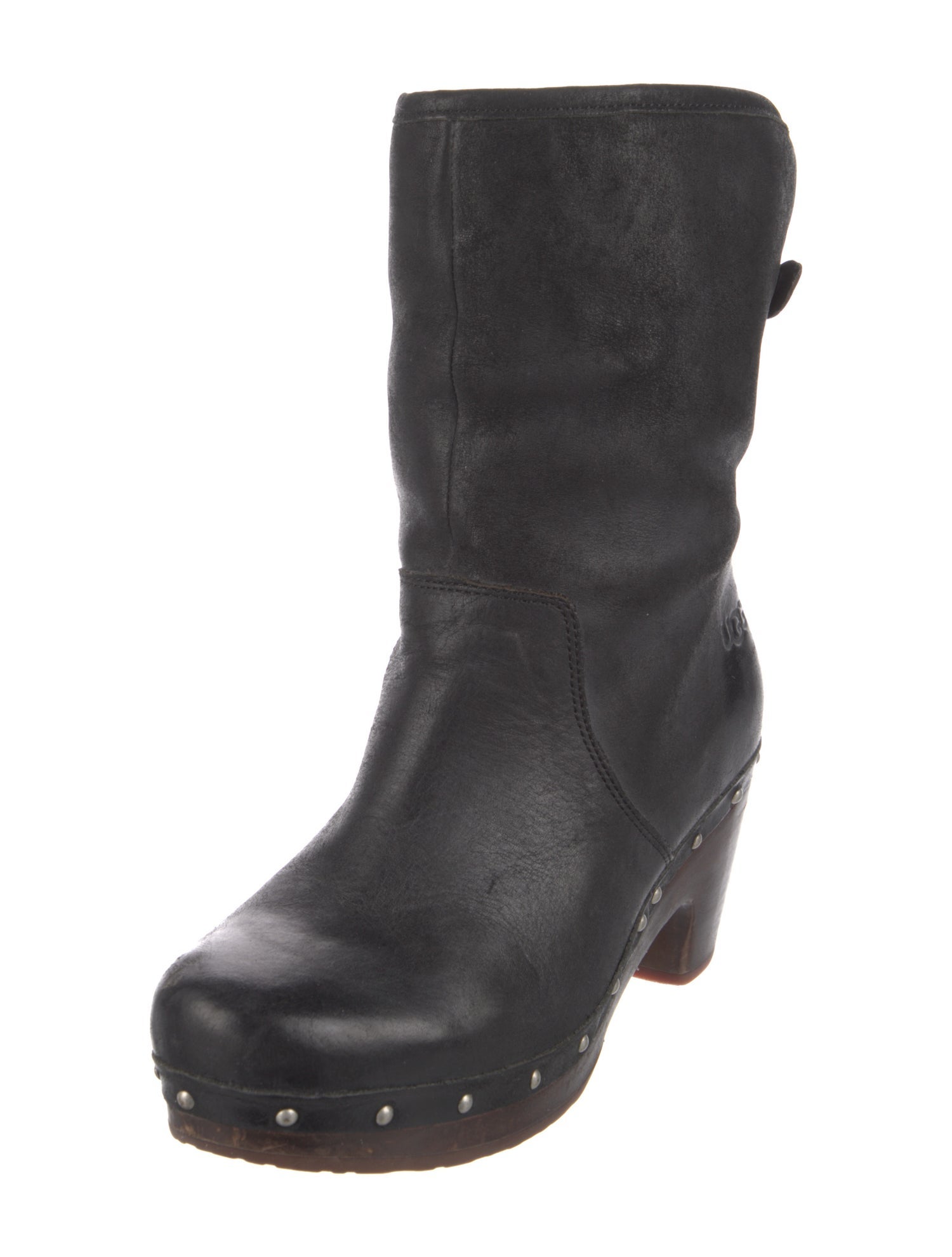 UGG Leather Moto Boots