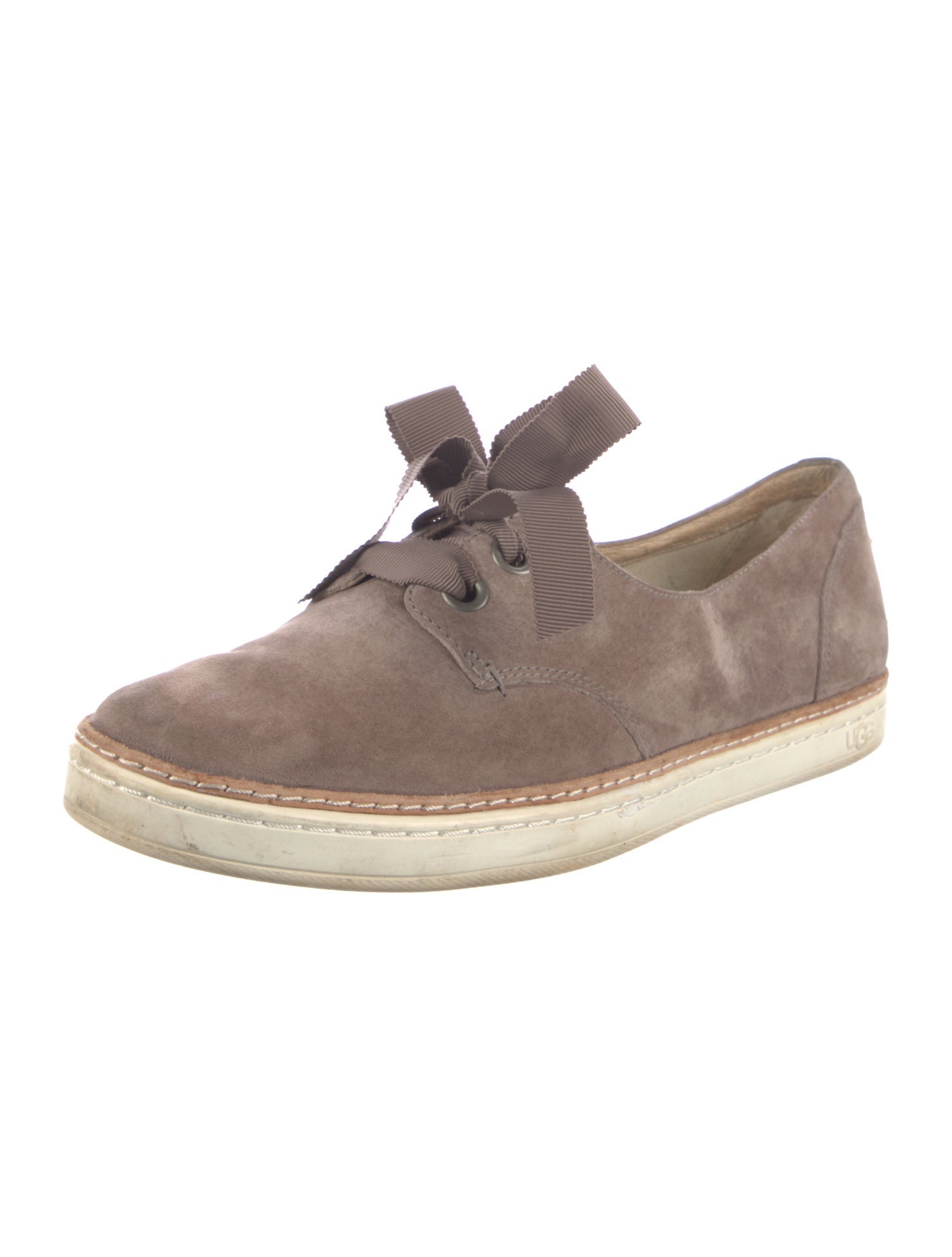 UGG Suede Grosgrain Trim Loafer Sneakers