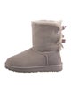 UGG Suede Bow Accents Boots
