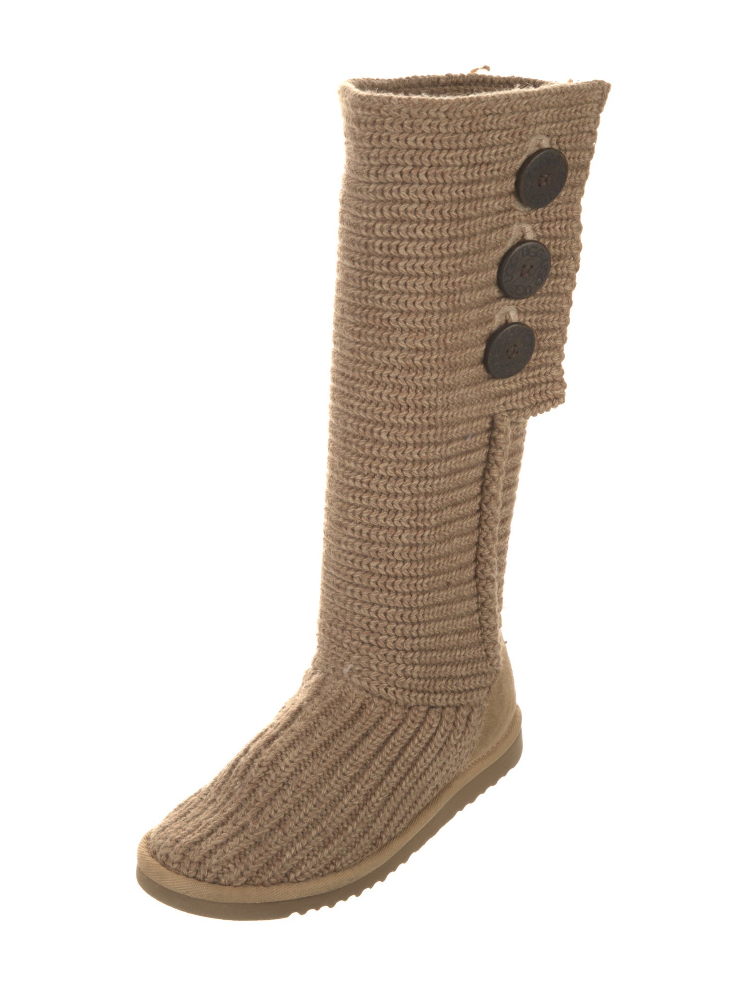 UGG Leather Trim Embellishment Boots