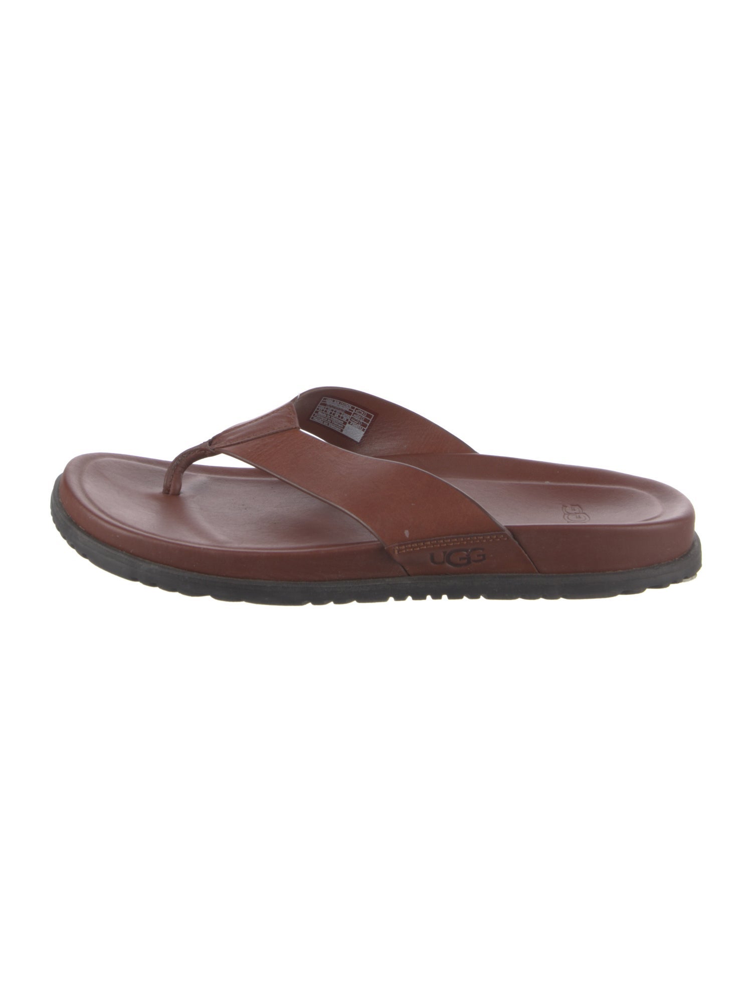 UGG Leather Flip Flops