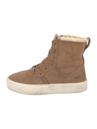 UGG Suede Lace-Up Boots