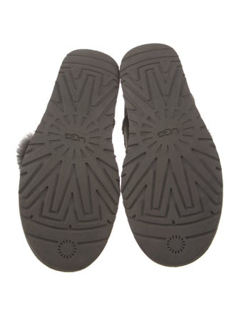 UGG Suede Crystal Embellishments Lace-Up Boots