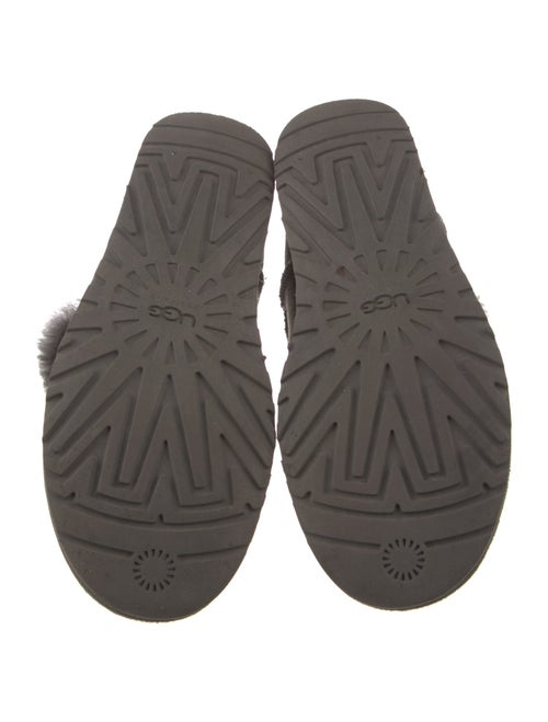 UGG Suede Crystal Embellishments Lace-Up Boots