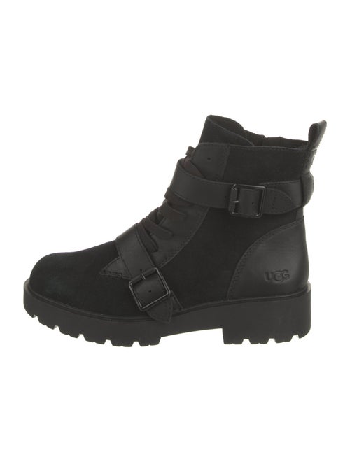 UGG Suede Combat Boots