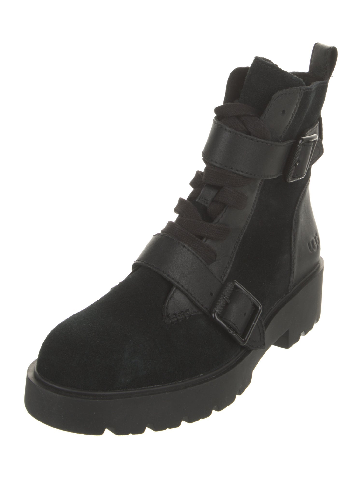 UGG Suede Combat Boots