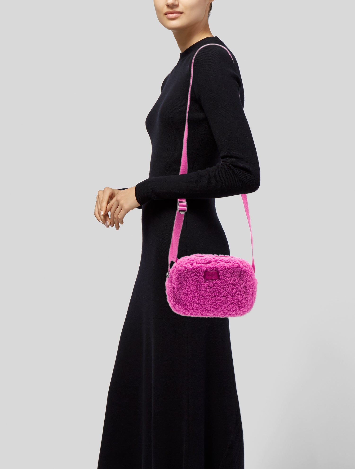UGG Faux Fur Crossbody Bag