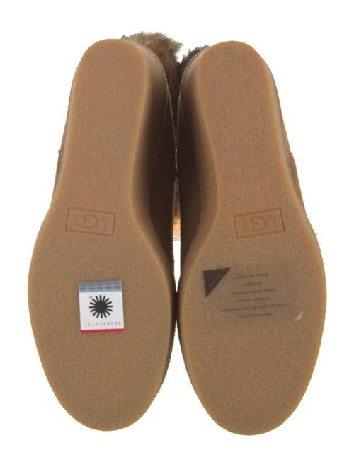 UGG Suede Faux Fur Trim Boots