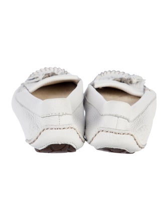 UGG Leather Tassel Accents Moccasins