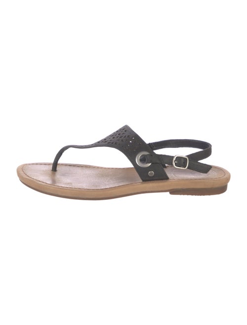 UGG Leather T-Strap Sandals