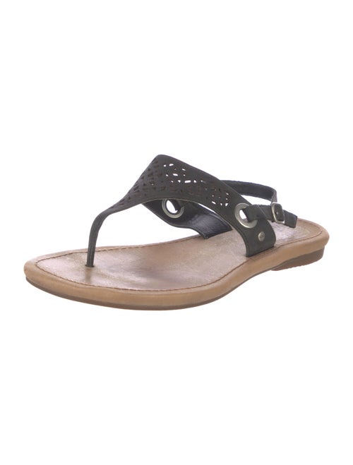 UGG Leather T-Strap Sandals