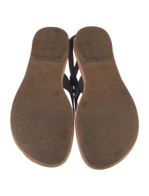 UGG Leather T-Strap Sandals