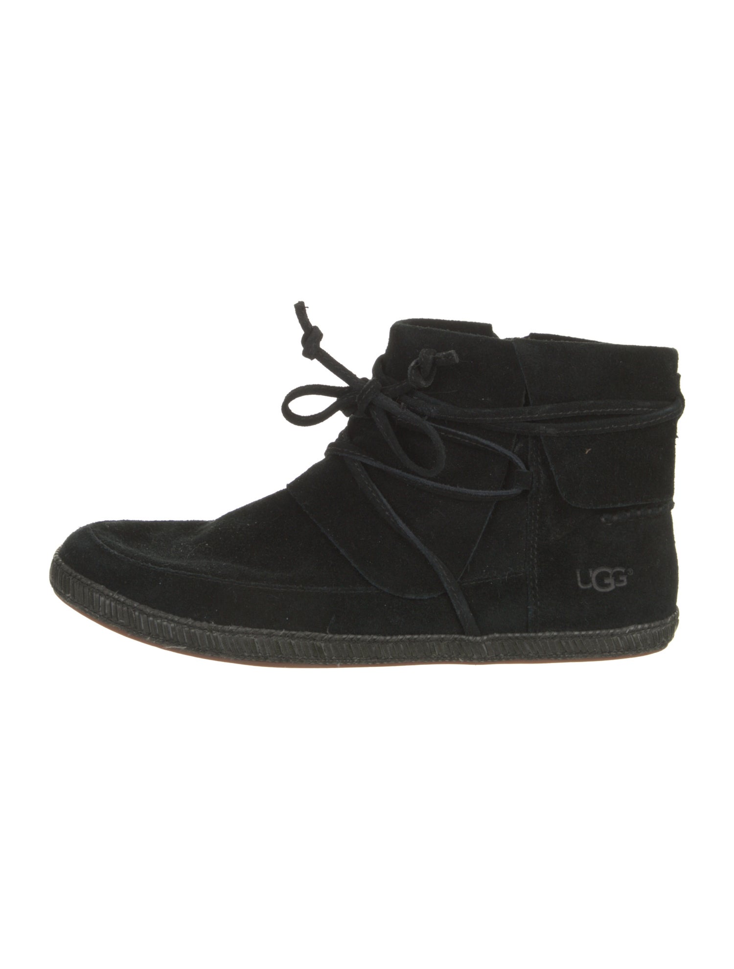UGG Suede Lace-Up Boots