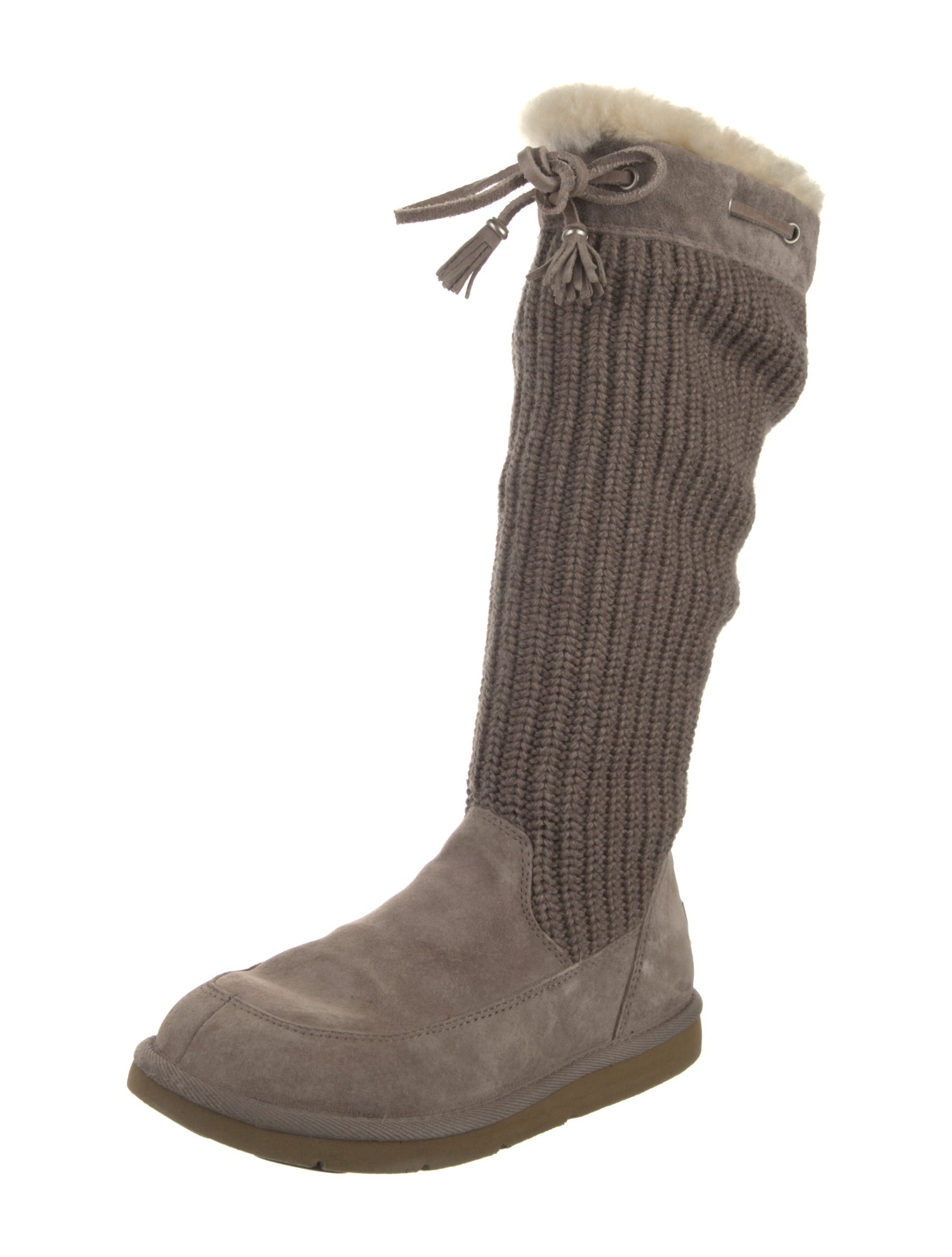 UGG Fur Trim Snow Boots