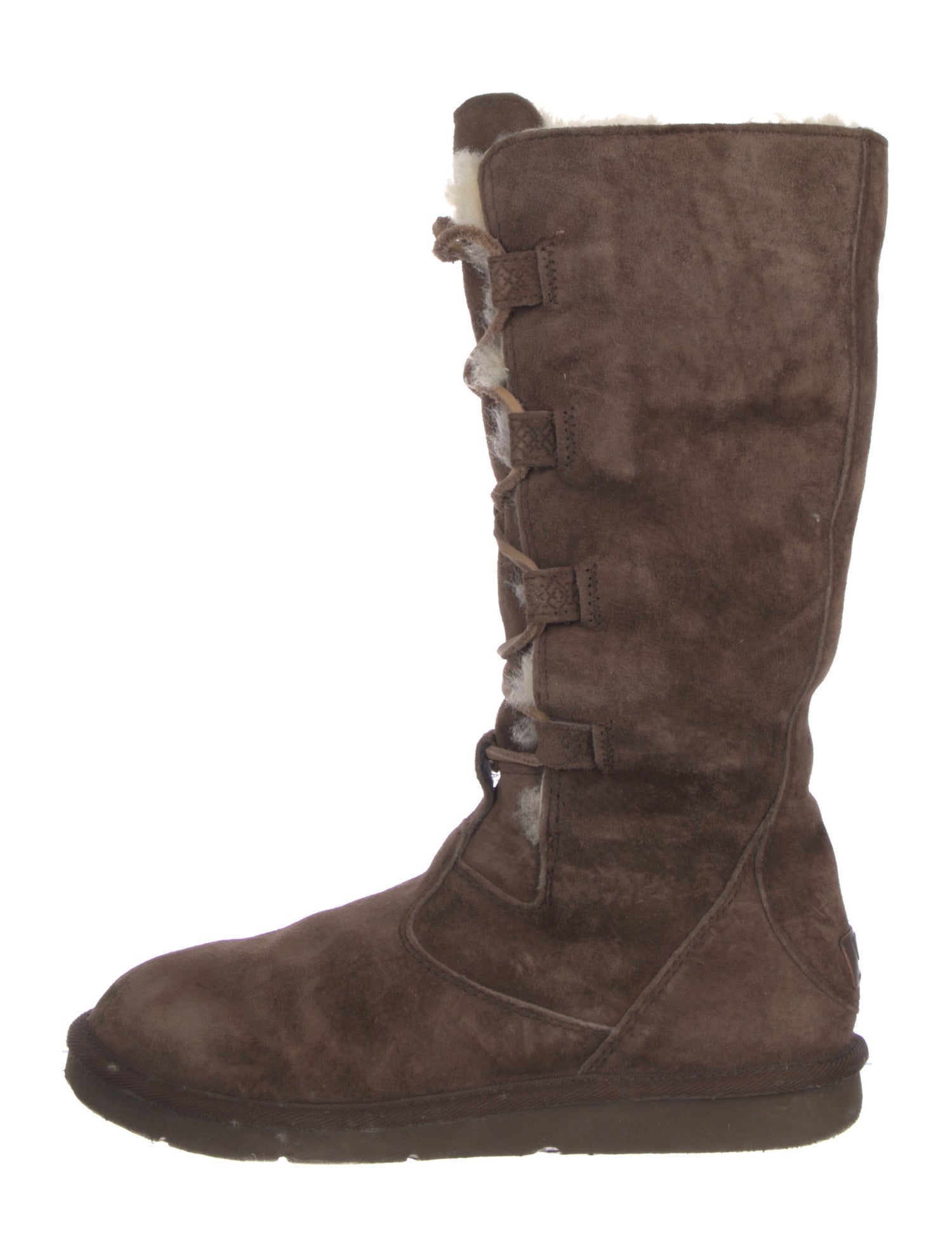 UGG Suede Lace-Up Boots