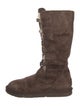 UGG Suede Lace-Up Boots