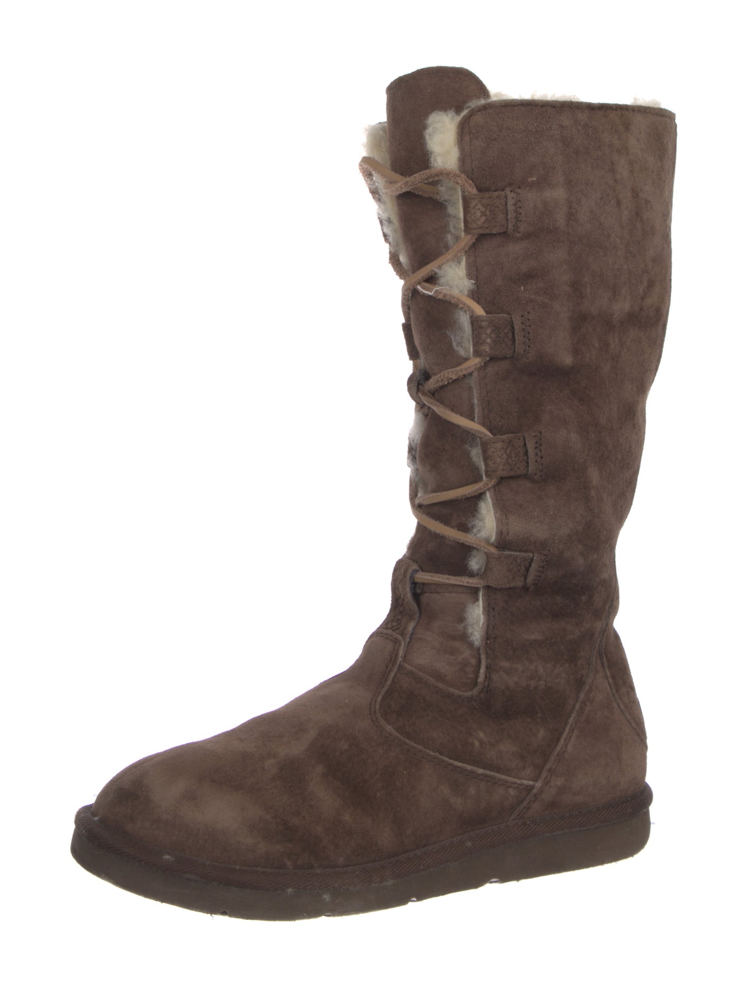 UGG Suede Lace-Up Boots