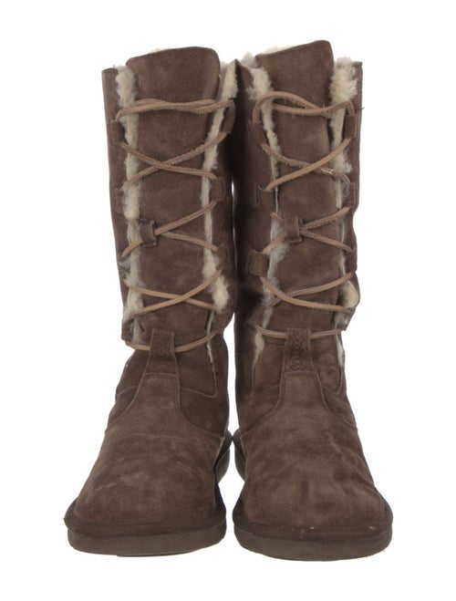 UGG Suede Lace-Up Boots