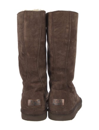 UGG Suede Lace-Up Boots