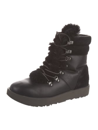 UGG Leather Combat Boots