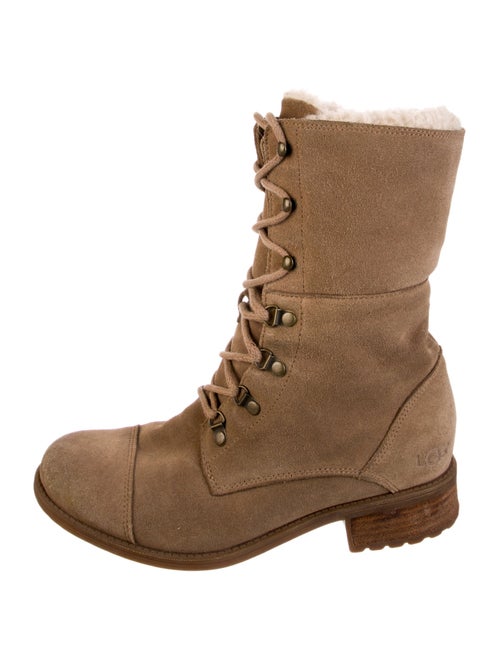 UGG Suede Combat Boots
