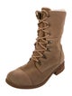 UGG Suede Combat Boots