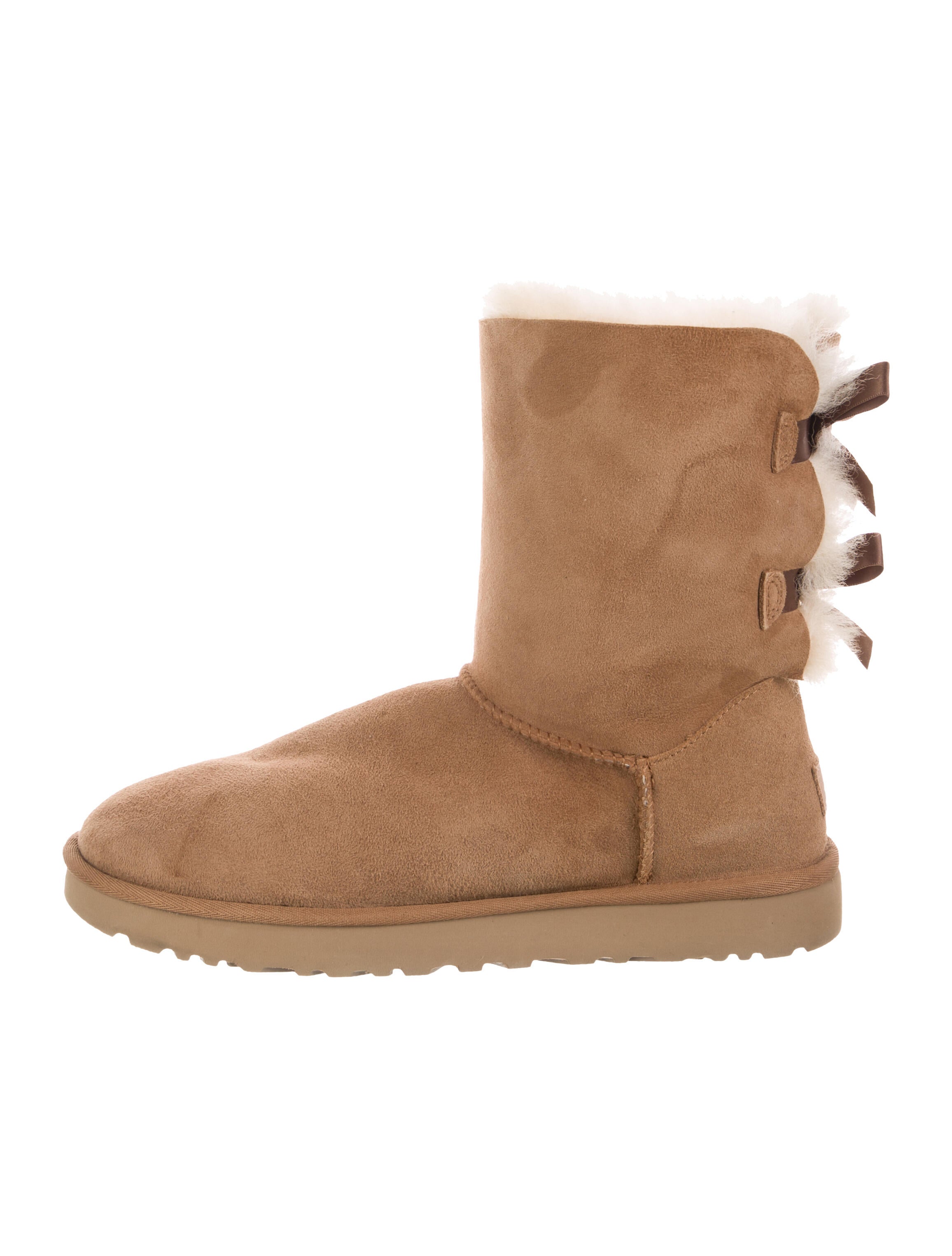 UGG Suede Bow Accents Boots