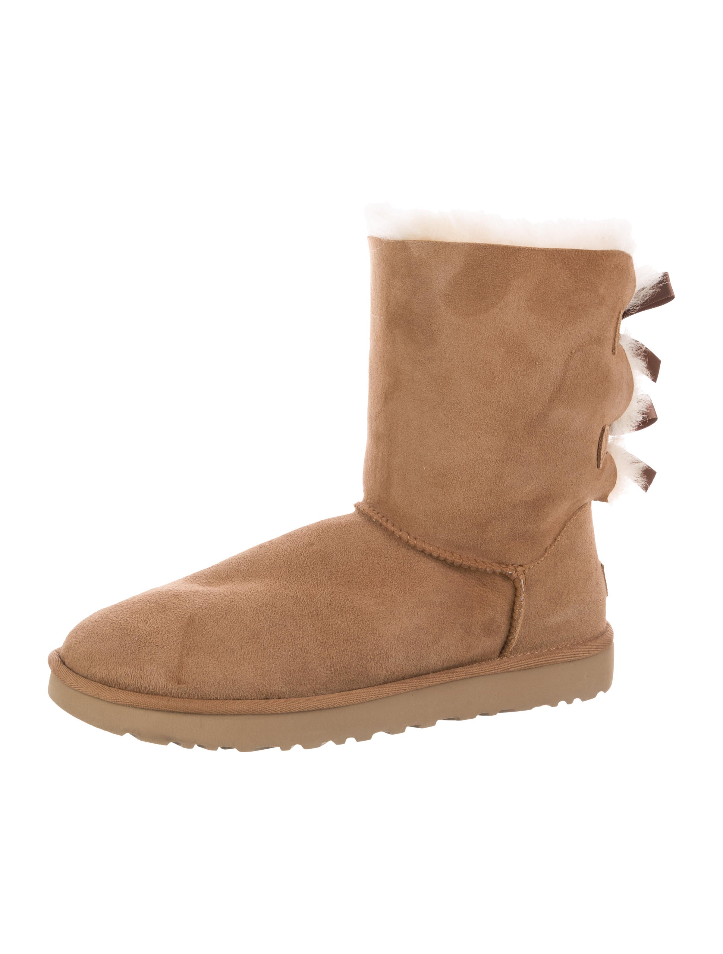 UGG Suede Bow Accents Boots