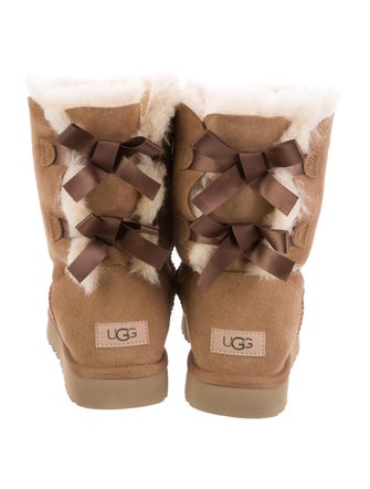UGG Suede Bow Accents Boots