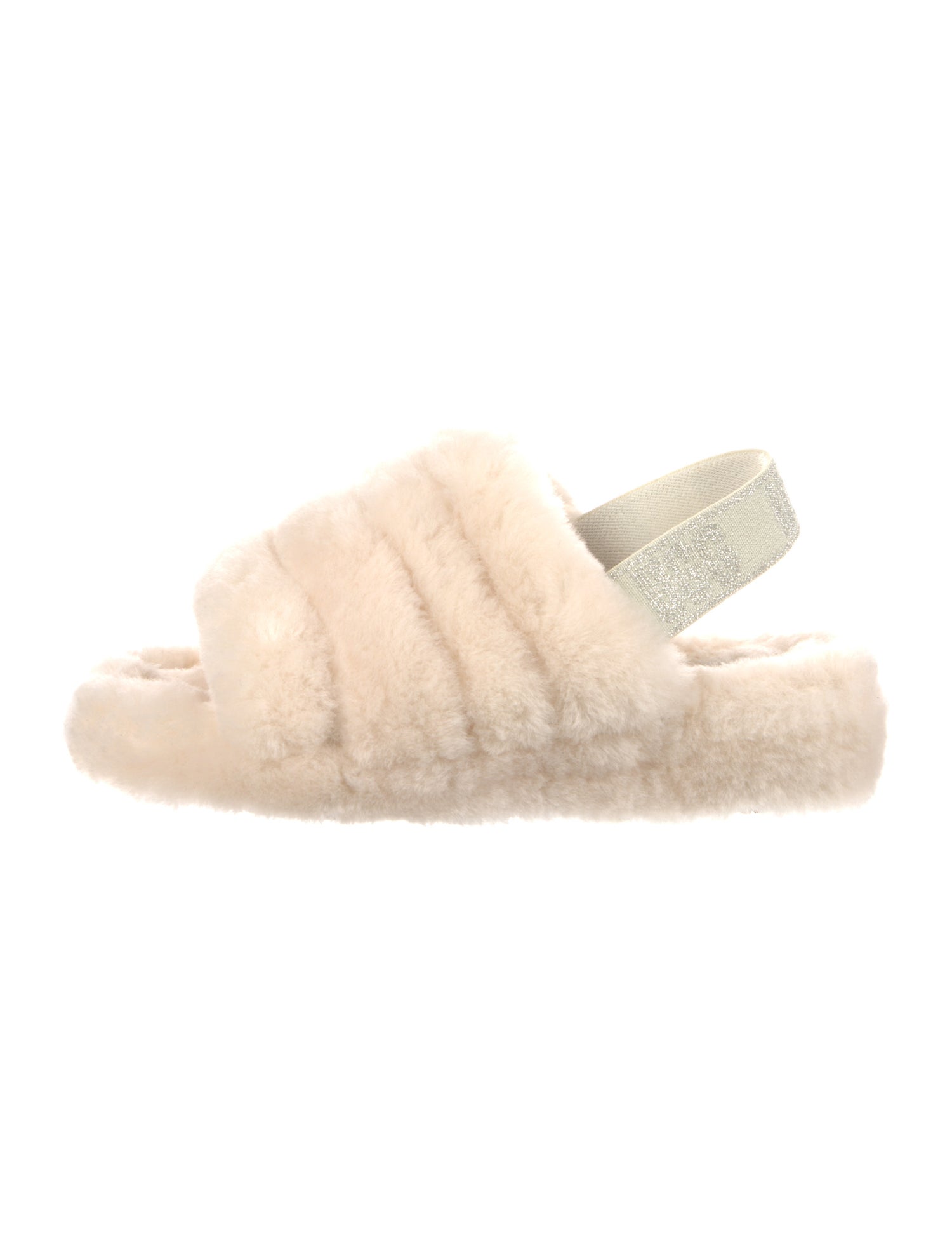 UGG Fur Slingback Sandals