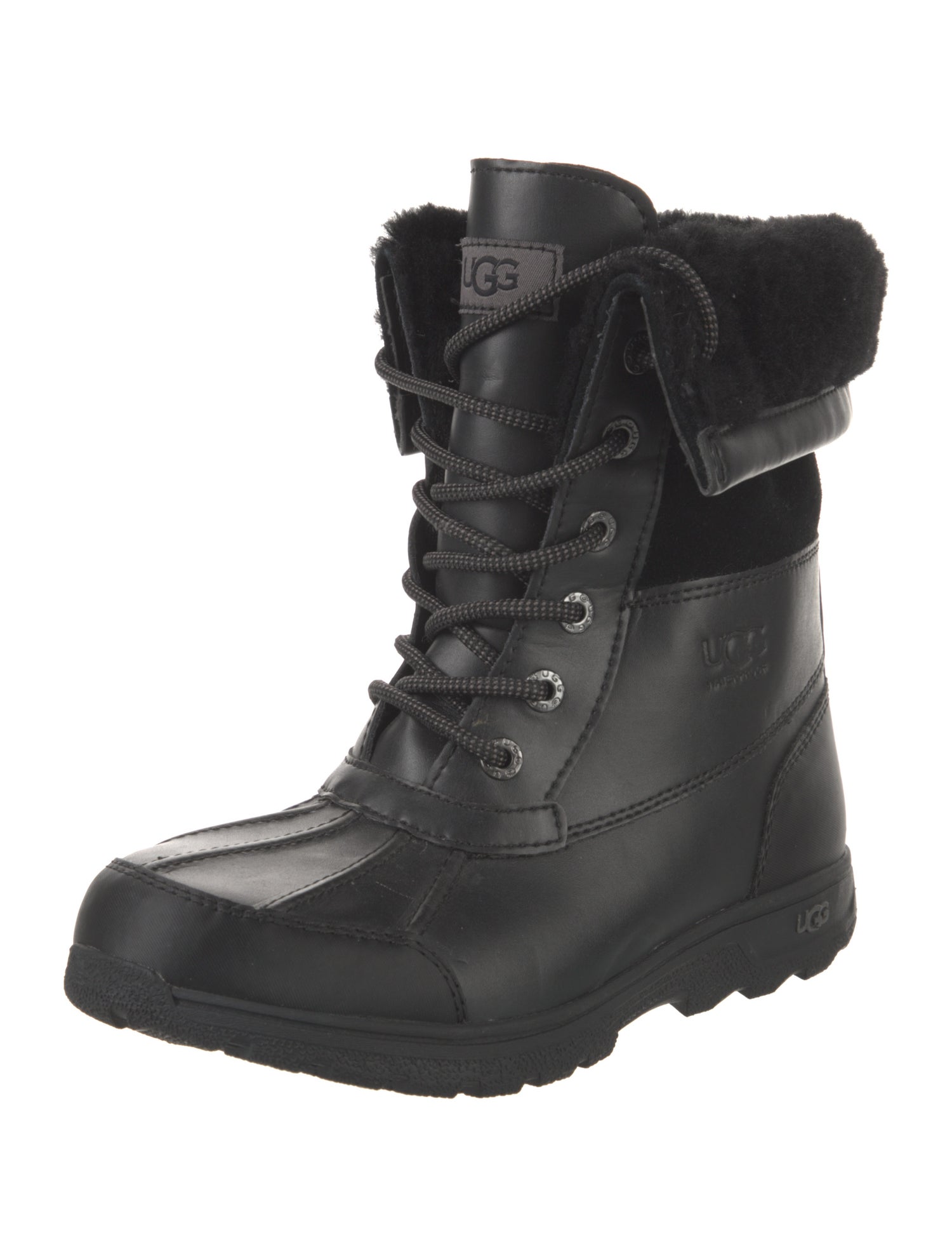UGG Leather Combat Boots