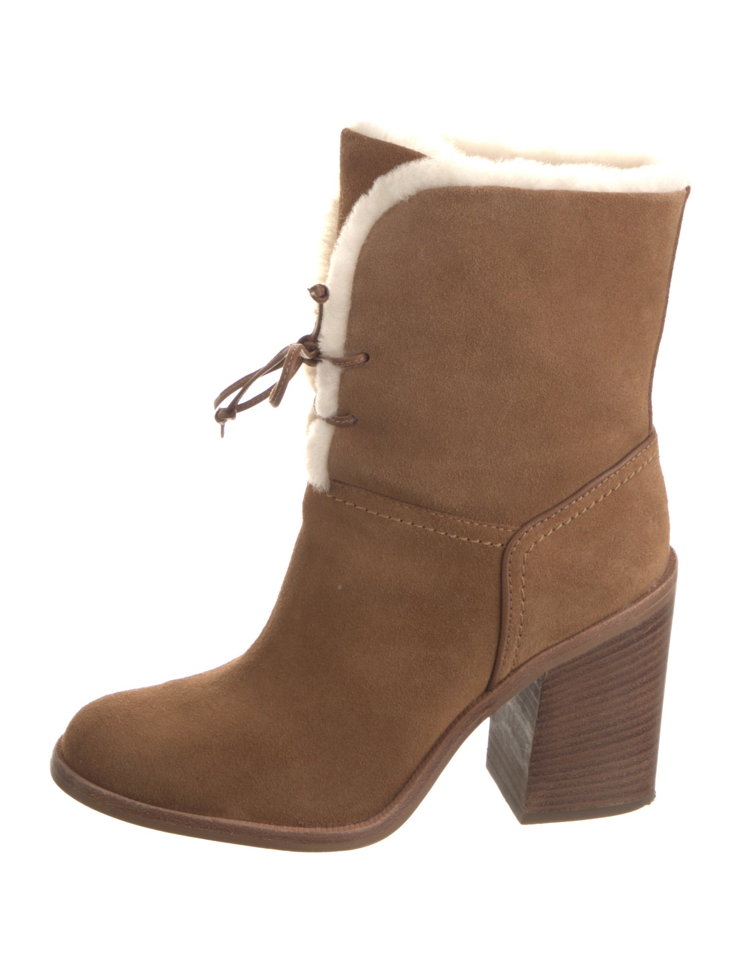 UGG Suede Lace-Up Boots