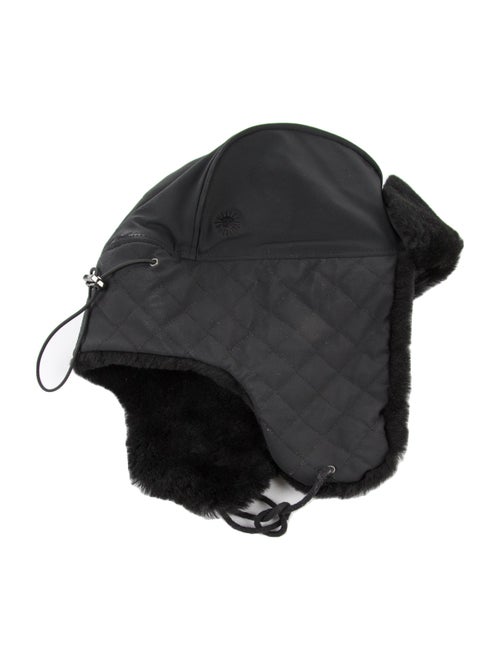 UGG Fur Trim Trapper Hat