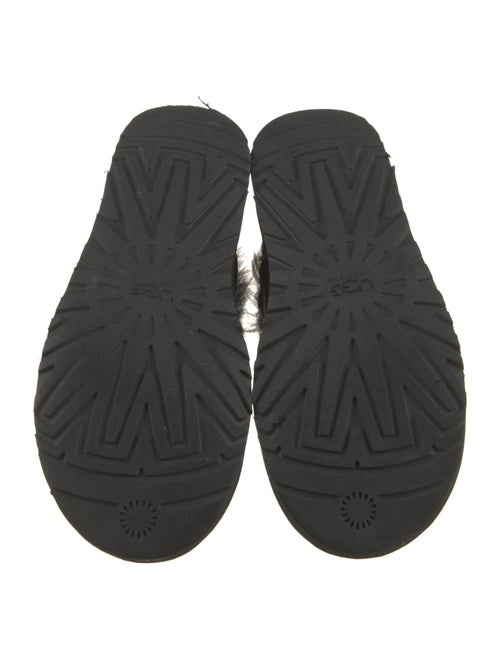 UGG Suede Fur Trim Boots