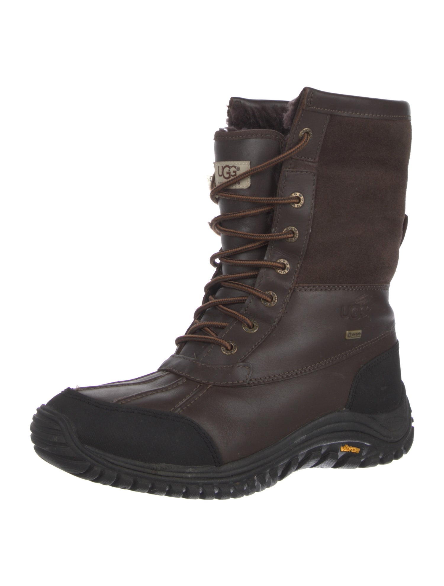 UGG Leather Lace-Up Boots