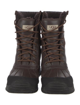 UGG Leather Lace-Up Boots