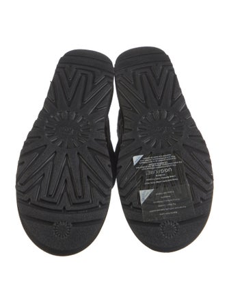 UGG Suede Fur Trim Boots