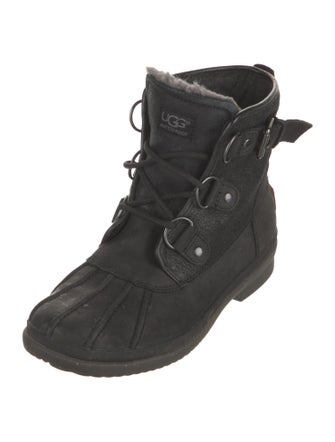 UGG Suede Lace-Up Boots