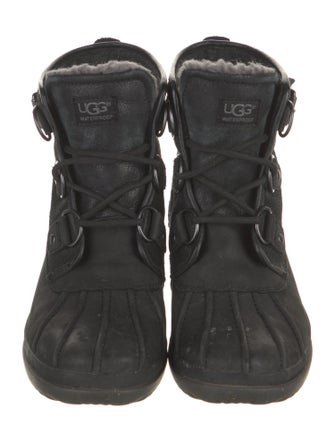 UGG Suede Lace-Up Boots