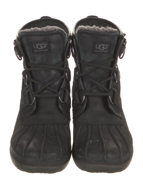 UGG Suede Lace-Up Boots