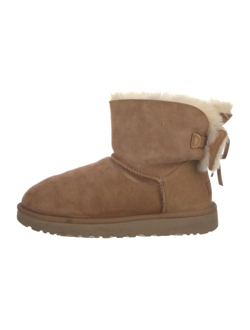 UGG Suede Bow Accents Boots