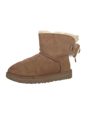 UGG Suede Bow Accents Boots