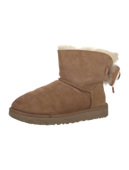 UGG Suede Bow Accents Boots