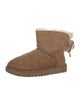 UGG Suede Bow Accents Boots