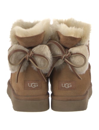 UGG Suede Bow Accents Boots