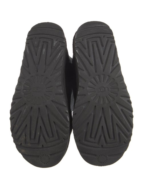 UGG Suede Leather Trim Embellishment Combat Boots