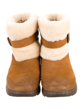 UGG Suede Colorblock Pattern Boots